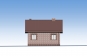 Одноэтажный дом с террасой, печкой и отделкой кирпичом. Rg6217z (Зеркальная версия) Фасад3