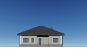 Одноэтажный дом с террасой, 3 спальнями и отделкой штукатуркой. Rg6219z (Зеркальная версия) Фасад3