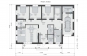 Одноэтажный дом с гаражом, 3 спальнями и кабинетом Rg6220z (Зеркальная версия) План2