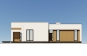 Одноэтажный дом с террасами, тремя спальнями и парной Rg6222 Фасад1