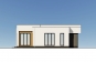 Одноэтажный дом с террасами, тремя спальнями и парной Rg6222z (Зеркальная версия) Фасад4
