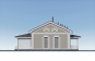Одноэтажный дом с террасой, тремя спальнями и камином Rg6223 Фасад4