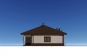 Одноэтажный дом с террасой, 3 спальнями и отделкой штукатуркой Rg6224z (Зеркальная версия) Фасад2