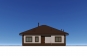 Одноэтажный дом с террасой, 3 спальнями и отделкой штукатуркой Rg6224z (Зеркальная версия) Фасад3