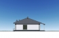 Одноэтажный дом с террасой, 3 спальнями и отделкой штукатуркой и планкеном. Rg6226z (Зеркальная версия) Фасад2