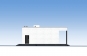 Одноэтажный дом с террасой и парилкой Rg6238z (Зеркальная версия) Фасад2