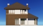 Двухэтажный дом с террасой, гаражом и облицовкой кирпичом. Rg6245 Фасад1