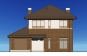 Двухэтажный дом с террасой, гаражом и облицовкой кирпичом. Rg6245 Фасад3
