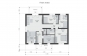 Одноэтажный дом с двумя крыльцами и 3 спальнями Rg6248z (Зеркальная версия) План2