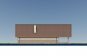 Оодноэтажный дом с террасой, спальней и отделкой облицовочным кирпичом Rg6250z (Зеркальная версия) Фасад4