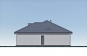 Одноэтажный дом с террасой, 3 спальнями и отделкой облицовочным кирпичом Rg6252z (Зеркальная версия) Фасад4