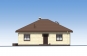Одноэтажный дом с террасой и камином Rg6255z (Зеркальная версия) Фасад1