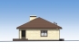 Одноэтажный дом с террасой и камином Rg6255 Фасад2