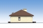 Одноэтажный дом с террасой и камином Rg6255z (Зеркальная версия) Фасад4