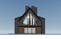 Одноэтажный дом с мансардой, гаражом и просторной гостиной Rg6259z (Зеркальная версия) Фасад2