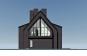 Одноэтажный дом с мансардой, гаражом и просторной гостиной Rg6259 Фасад4