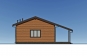 Одноэтажный каркасный дом с тремя спальнями Rg6263z (Зеркальная версия) Фасад2