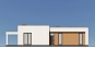 Одноэтажный дом с террасами, двумя спальнями и парилкой Rg6277 Фасад1