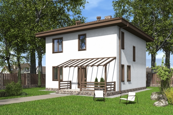 Rg6494 - Двухэтажный дом с кухней-гостиной и четыремя спальнями